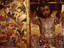 Detail of gilded altar with cherub inside a Cathedral.