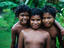Boys play in rain, Koror.