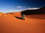 Four-wheel drive on Awinet sand dunes, Fezzan.