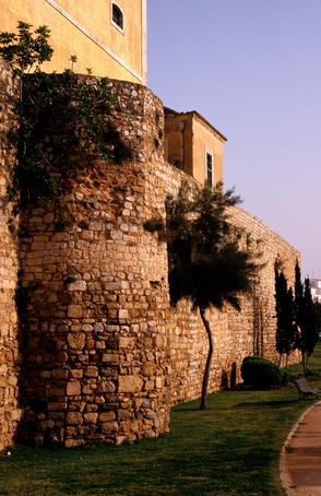 Outside Old Town walls.