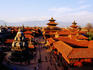 Temples in Durbar Square in Patan.