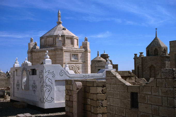 Tombs in the Muslim cemetery.