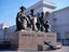 Statue of national Kazak heroes, Kazakhstan