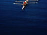 Four man racing boat on Rio Valdivia.