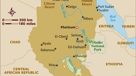 Map Of Sudan North And South. Map of Sudan.