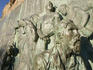 Detail of 'The Hill of the Glory', a monument to the Army of the Andes.