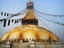 Bodhnath Stupa in mist, Nepal