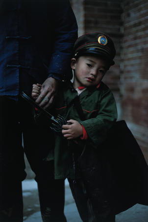 Young soldier boy from Shanghai.
