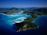 Aerial view of Tongue Point, Hill Inlet and Whitehaven Beach.