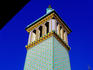 Tiled badjir (wind tower), Golestan Palace.