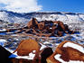 Wupatki Pueblo in winter.