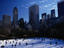 Ice skating on the Wollman rink in Central Park - New York City, New York