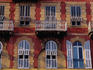 Building facade in the old town.