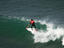 Man surfing at Bells Beach, near Torquay, Great Ocean Road.