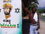 Mural of King Selassie I, Caribbean Island