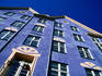 Facade of residential building.