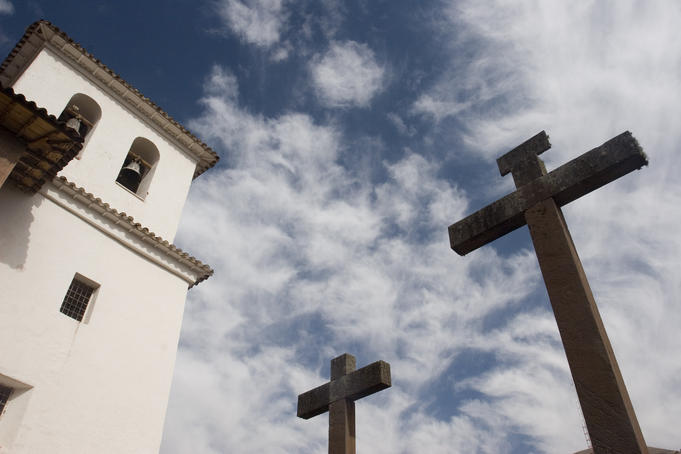 Church of San Pedro, known as "Andean Sixtina" Chapel. It is home to numerous painting from the Cusquenian.