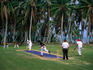 Game of cricket between Rarotonga, Aitutaki takes place at sports ground in small viallage of Arutanga.