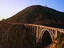 Bixby Bridge at dusk.