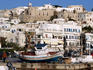 Hora is largest town on Naxos located on west coast, has island's port and capital.