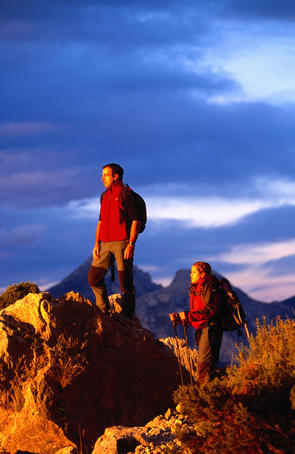 Trekking in Sierra de Bernia.