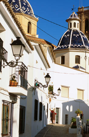 Old quarter street architecture.