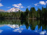 Mt Lassen and Reflection Lake.
