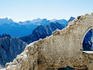 Ruined building, Via Ferrata Cristobal, Cortina d'Ampezzo.