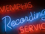 Neon sign, Rock and Soul Museum.