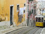 Elevador da Bica, furniculars in Lisbon.