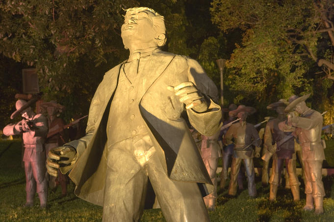 Sound and Light show re-enactment of execution of National Hero, Dr Joze Rizal, Rizal Park.