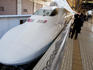 Bullet train bound for Kyoto at Tokyo station.
