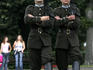 Changing guards at Freedom Monument.