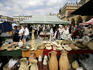 People at weekend antique market on Market Square.
