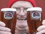 Rugby Fan with Brains Beer.