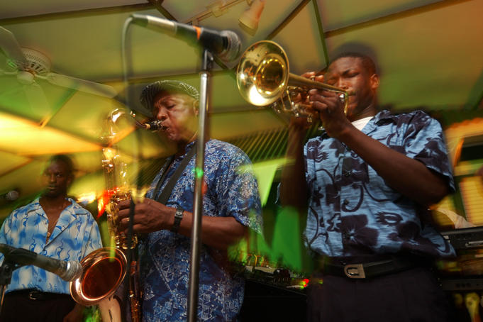 Groovin at Bellvue Hotel on Friday night - only place in town with two live bands on at once.