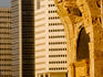 Old and new architecture in Charles Chlore Park.