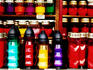 Candles for sale at Central Market.
