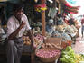 Vegetable vendor, Pettah Market.