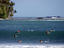 Surfers in line-up, Sumatra