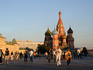 People in front of St Basil's Cathedral.