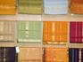 Fabrics inside Fab India.