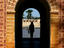 Archway in Menara Gardens, Morocco