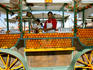 Fresh orange juice seller, Dejemma el-Fna.