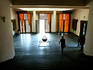 Foyer of modern building.