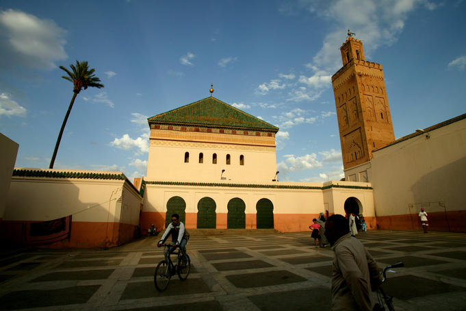 Courtyard of Sidi Bel Abbes mosque, Marrakesh