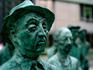 Statues in Costa Rica, in front of Banco Central.