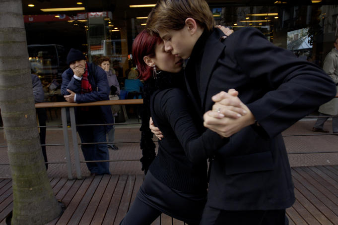 Street tango show.