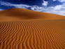 Low angle view of sand dune.