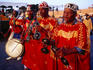 Gnaoua musicians on Djemaa-El-Fna square.